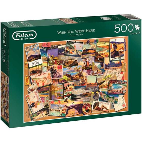Puzzle Falcon Postales antiguas de 500 Piezas Puzzle Falcon Postales antiguas de 500 Piezas