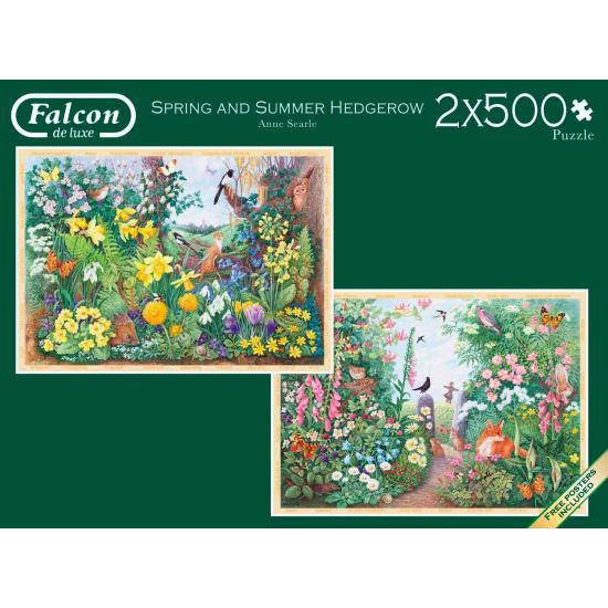 Puzzle Falcon Primavera y Verano de 2 x 500 Piezas