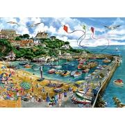 Puzzle Falcon Puerto de Newquay de 1000 Piezas