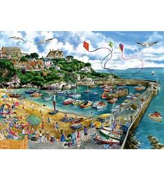 Puzzle Falcon Puerto de Newquay de 1000 Piezas