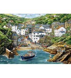 Puzzle Falcon Puerto de Portloe de 1000 Piezas