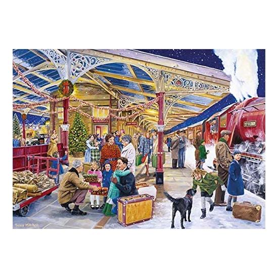 Puzzle Falcon Regreso a Casa Por Navidad de 1000 Piezas