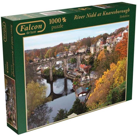 Puzzle Falcon Río de Knaresborough de 1000 Piezas