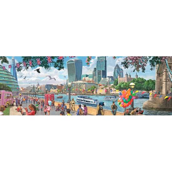 Puzzle Falcon Río Támesis, Londres 1000 Piezas