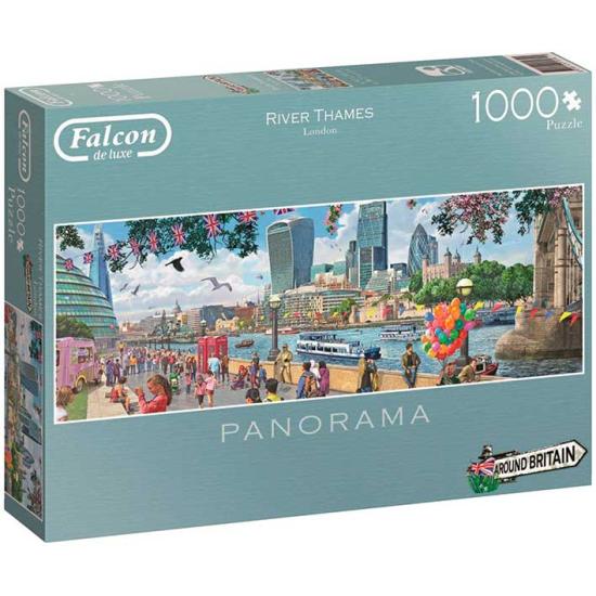 Puzzle Falcon Río Támesis, Londres 1000 Piezas