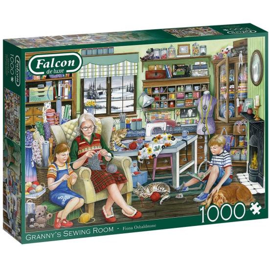 Puzzle Falcon Sala de Costura de la Abuela de 1000 Piezas Puzzle Falcon Sala de Costura de la Abuela de 1000 Piezas