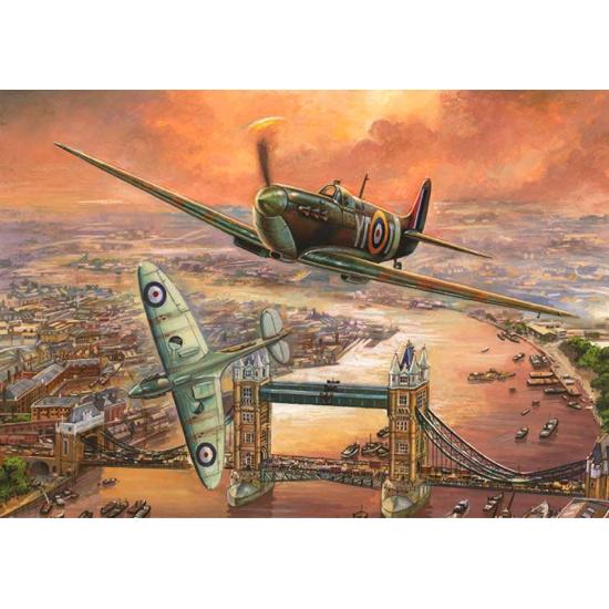 Puzzle Falcon Spitfire sobre Londres de 1000 Piezas