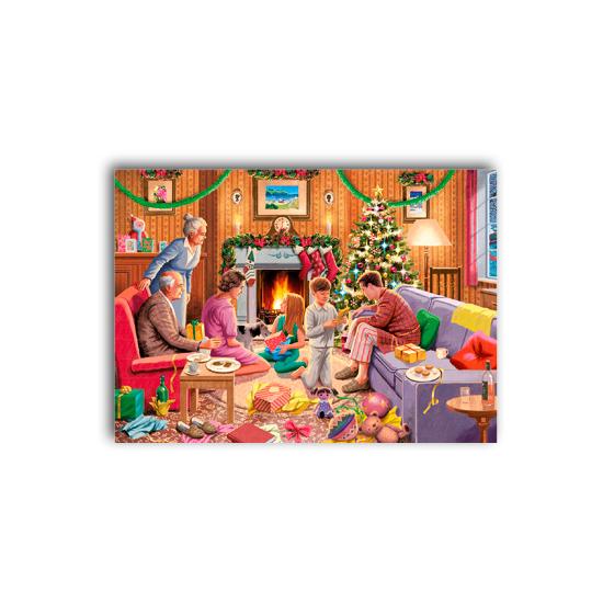 Puzzle Falcon Tiempo en Familia en Navidad de 4 x 1000 Pzs