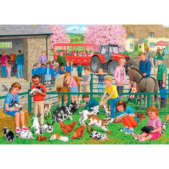 Puzzle Falcon Un Dia en la Granja de 1000 Piezas