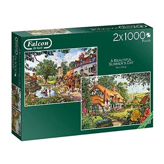 Puzzle Falcon Un Precioso Día de Verano 2 x 1000 Piezas