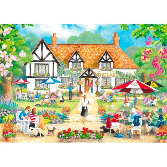 Puzzle Falcon Una Tarde de Verano en el Pub de 2 x 500 Pzs Puzzle Falcon Una Tarde de Verano en el Pub de 2 x 500 Pzs