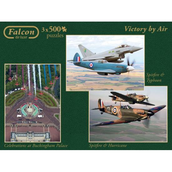 Puzzle Falcon Victory by Air 3 x 500 Piezas