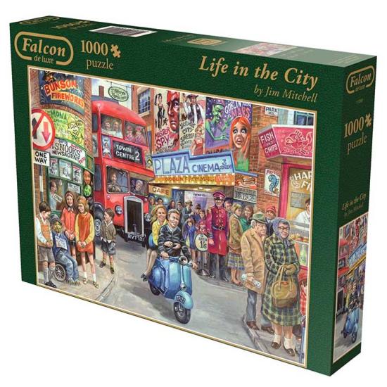 Puzzle Falcon Vida en la Ciudad de 1000 Piezas Puzzle Falcon Vida en la Ciudad de 1000 Piezas
