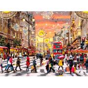 Puzzle Gibsons Ajetreo Navideño de 1000 Piezas