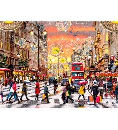 Puzzle Gibsons Ajetreo Navideño de 1000 Piezas