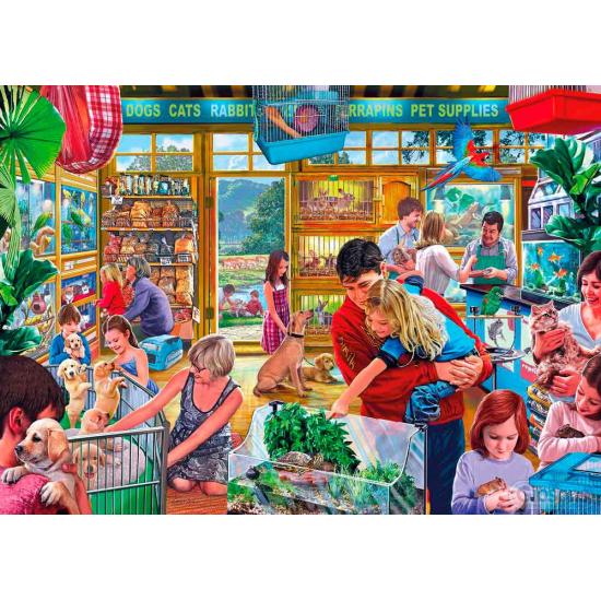 Puzzle Gibsons Amigos Peludos XXL de 500 Piezas