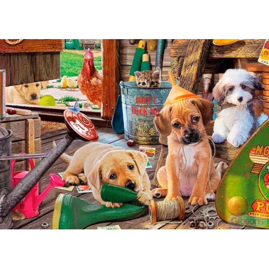 Puzzle Gibsons Aquí Estamos Para Ayudar de 500 Piezas