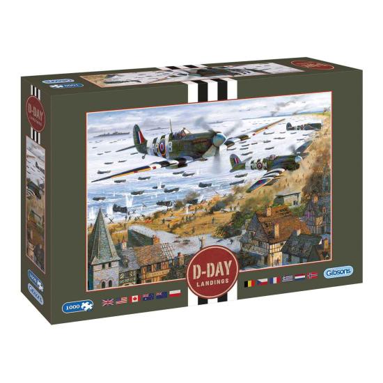 Puzzle Gibsons Aterrizajes del Día-D de 1000 Piezas Puzzle Gibsons Aterrizajes del Día-D de 1000 Piezas