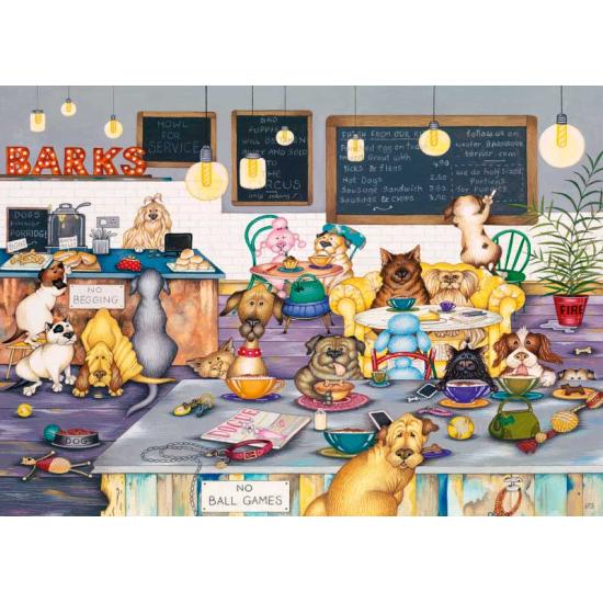 Puzzle Gibsons Café para Perros de 1000 Piezas