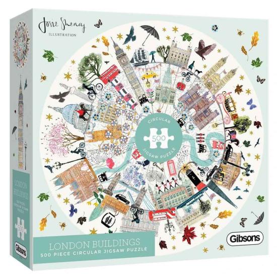 Puzzle Gibsons Edificios de Londres de 500 Piezas Puzzle Gibsons Edificios de Londres de 500 Piezas
