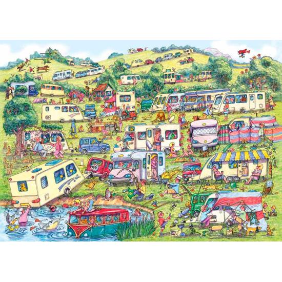 Puzzle Gibsons El Camping de 1000 Piezas Puzzle Gibsons El Camping de 1000 Piezas