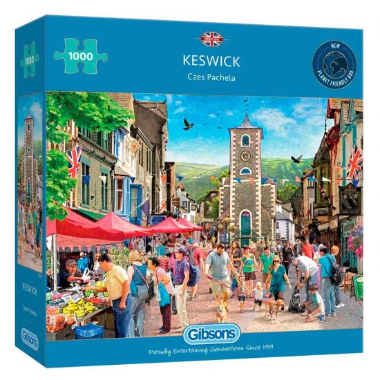 Puzzle Gibsons El Mercado de Keswick de 1000 Piezas