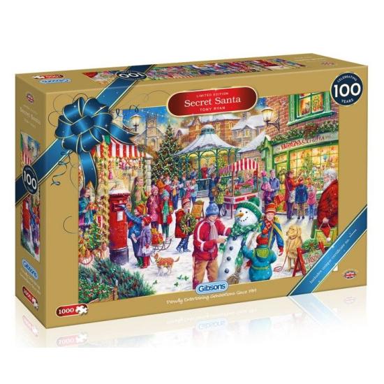 Puzzle Gibsons El Secreto Navideño de Papá Noel de 1000 Pzs Puzzle Gibsons El Secreto Navideño de Papá Noel de 1000 Pzs