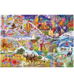 Puzzle Gibsons Elemental de 1000 Piezas