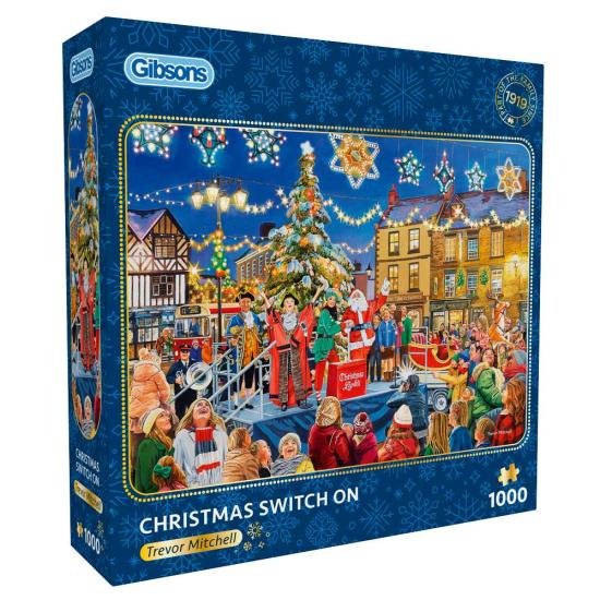 Puzzle Gibsons Encendido De Navidad de 1000 Piezas