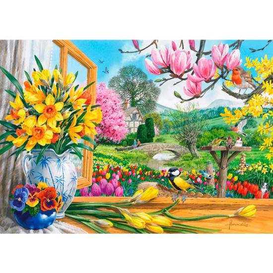 Puzzle Gibsons Esplendor de la Primavera de 500 Piezas Puzzle Gibsons Esplendor de la Primavera de 500 Piezas