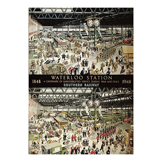 Puzzle Gibsons Estación de Watreloo 1848-1948 de 1000 Piezas