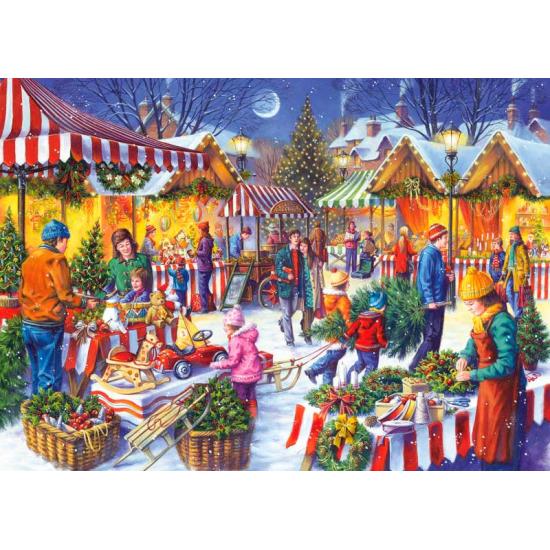 Puzzle Gibsons Feria de Navidad de 1000 Piezas Puzzle Gibsons Feria de Navidad de 1000 Piezas