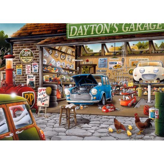 Puzzle Gibsons Garage Dayton de 1000 Piezas