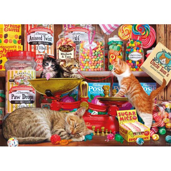 Puzzle Gibsons Gatitos y Ratones de Azúcar de 500 Piezas XXL Puzzle Gibsons Gatitos y Ratones de Azúcar de 500 Piezas XXL