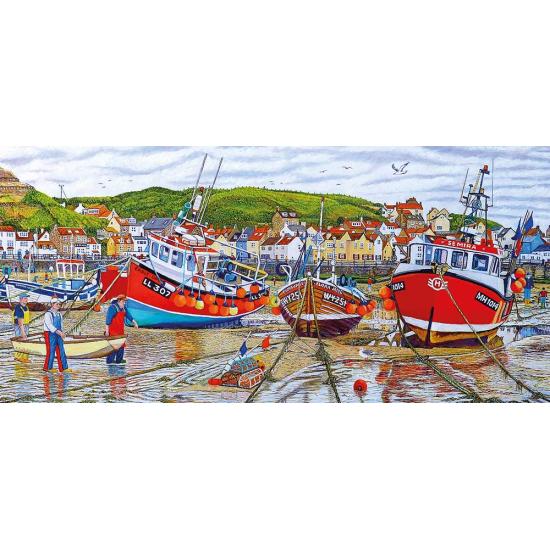 Puzzle Gibsons Gaviotas en Staithes de 636  Piezas
