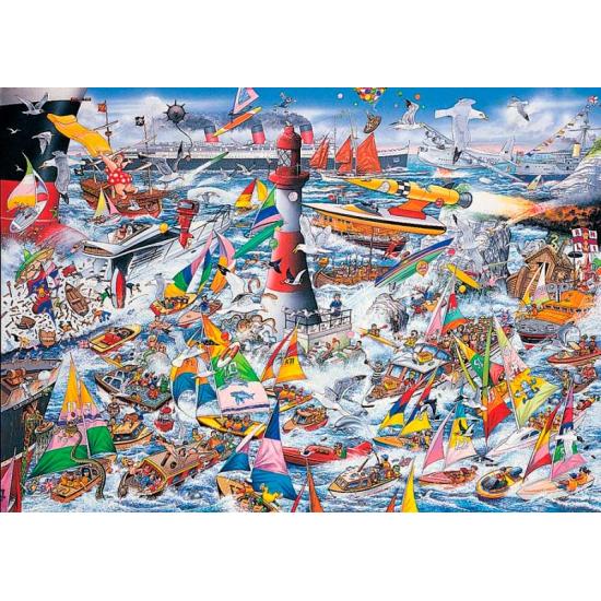 Puzzle Gibsons I Love, Barcos de 1000 Piezas