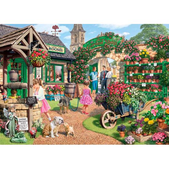 Puzzle Gibsons La Floristería de Glenny de 1000 Piezas