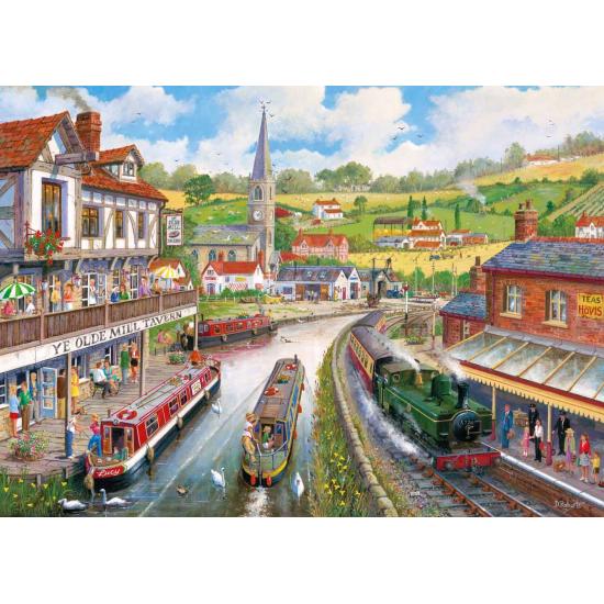 Puzzle Gibsons La Taberna Ye Olde Mill de 1000 Piezas