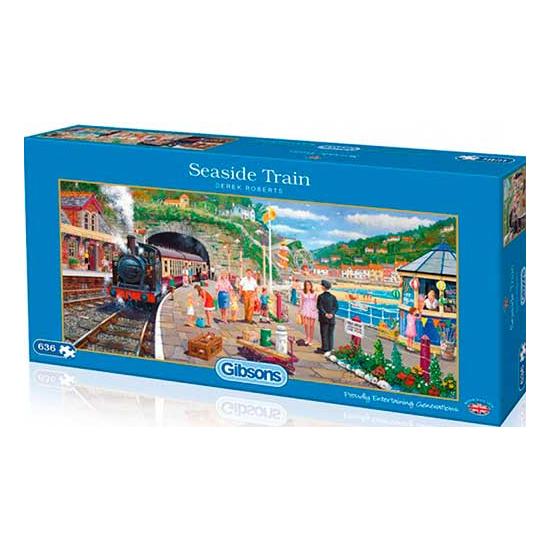 Puzzle Gibsons Mar y Tren de 636  Piezas