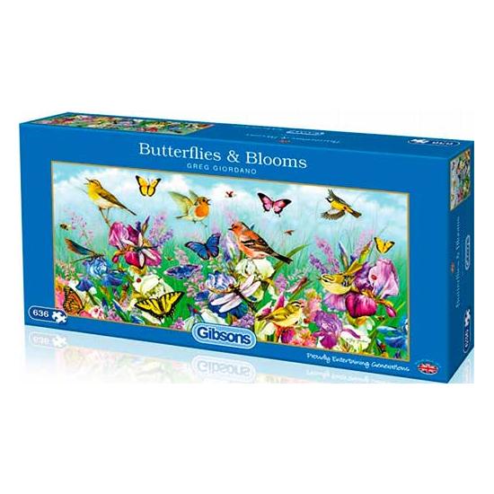 Puzzle Gibsons Mariposas y Flores de 636  Piezas