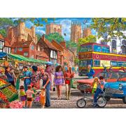 Puzzle Gibsons Mercado De York de 1000 Piezas