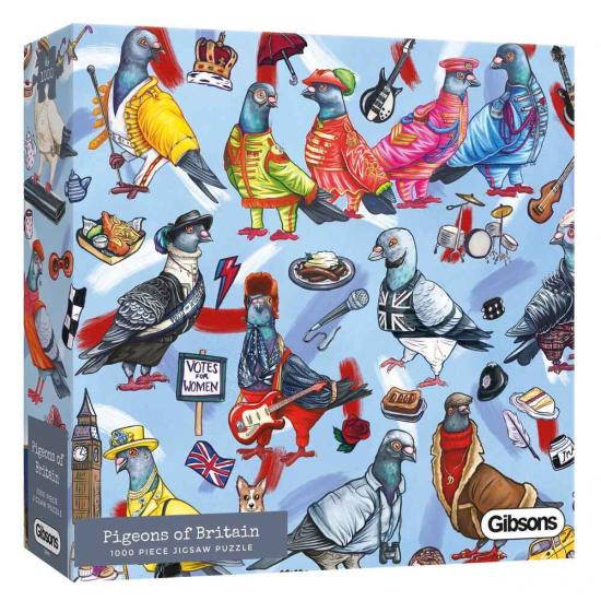 Puzzle Gibsons Palomas de Gran Bretaña de 1000 Piezas