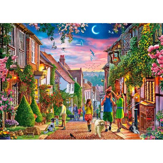 Puzzle Gibsons Paseando Por la Calle de la Sirena XXL de 500 Pz