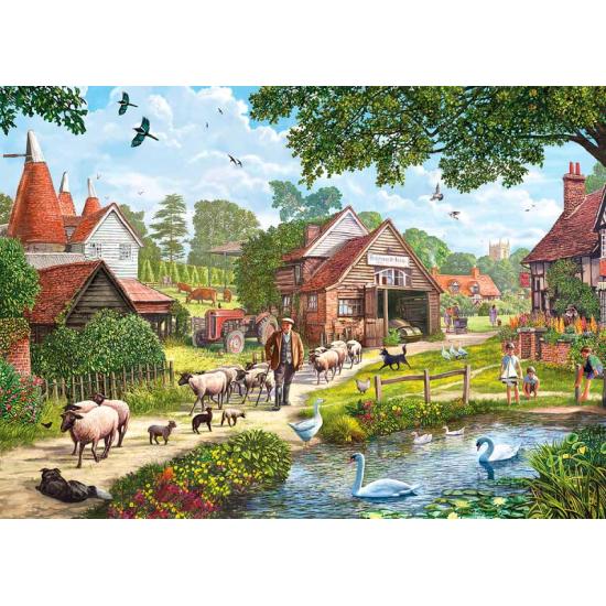 Puzzle Gibsons Paso por el Campo de 1000 Piezas Puzzle Gibsons Paso por el Campo de 1000 Piezas