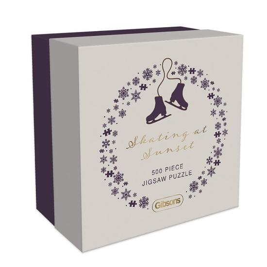 Puzzle Gibsons Patinaje al Atardecer de 500 Piezas