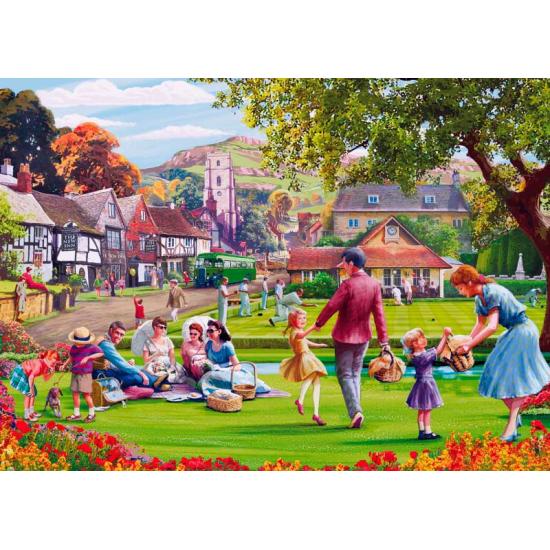 Puzzle Gibsons Picnic en el Jardín de 1000 Piezas Puzzle Gibsons Picnic en el Jardín de 1000 Piezas