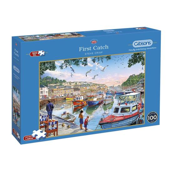Puzzle Gibsons Primera Captura de 500 Piezas XXL Puzzle Gibsons Primera Captura de 500 Piezas XXL