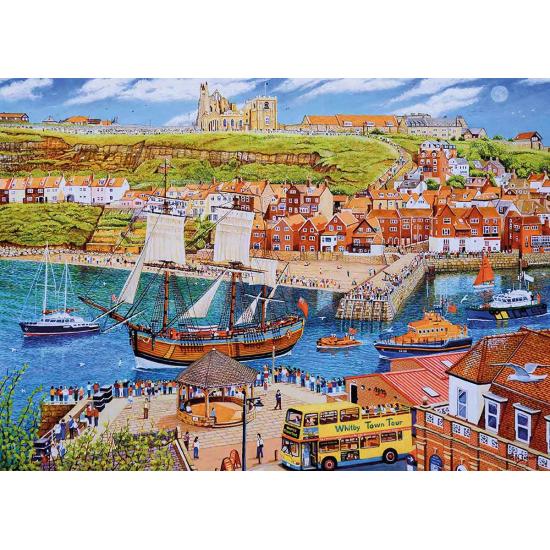 Puzzle Gibsons Puerto de Endeavour, Whitby de 1000 Piezas