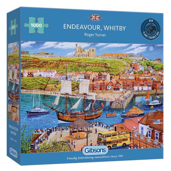 Puzzle Gibsons Puerto de Endeavour, Whitby de 1000 Piezas