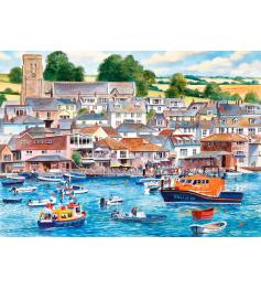 Puzzle Gibsons Puerto de Salcombe de 1000 Piezas